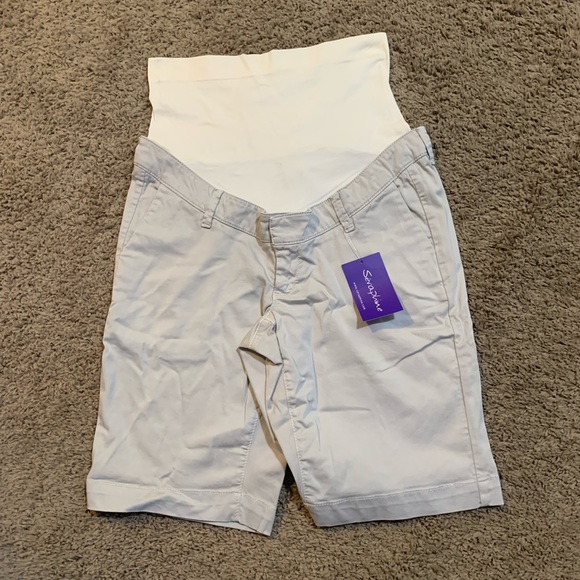 Seraphine Pants - NWT Seraphine Maternity Mason Shorts Full Panel 6